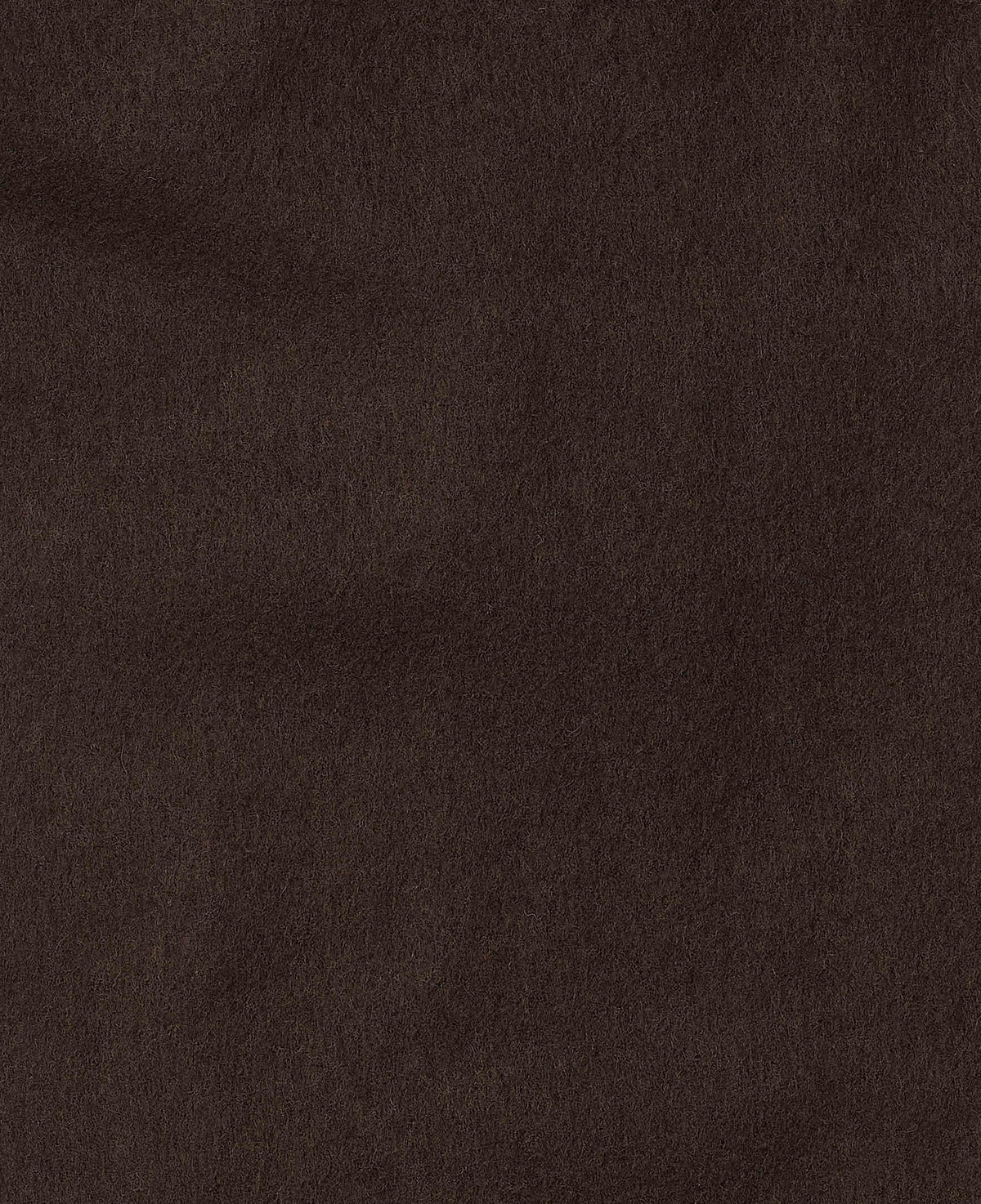 Brown Virgin Wool Fringed Scarf