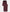 Men's Burgundy Cotton Foulard Printed Lounge Pants folded