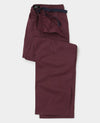 Burgundy Cotton Foulard Printed Lounge Pants