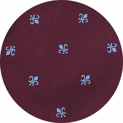 burgundy fleur de lys cotton pyjamas mpj1155bug swatch