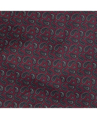 burgundy paisley cotton lounge pants mlp1138bug fabric detail