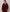 Burgundy Rope Edge Fleece Dressing Gown