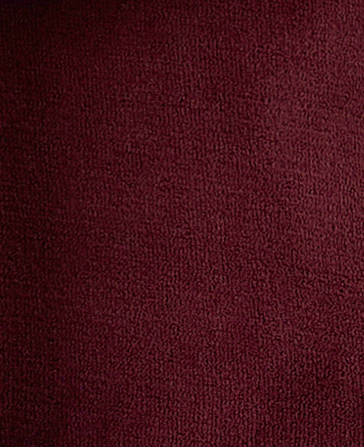 Burgundy Rope Edge Fleece Dressing Gown