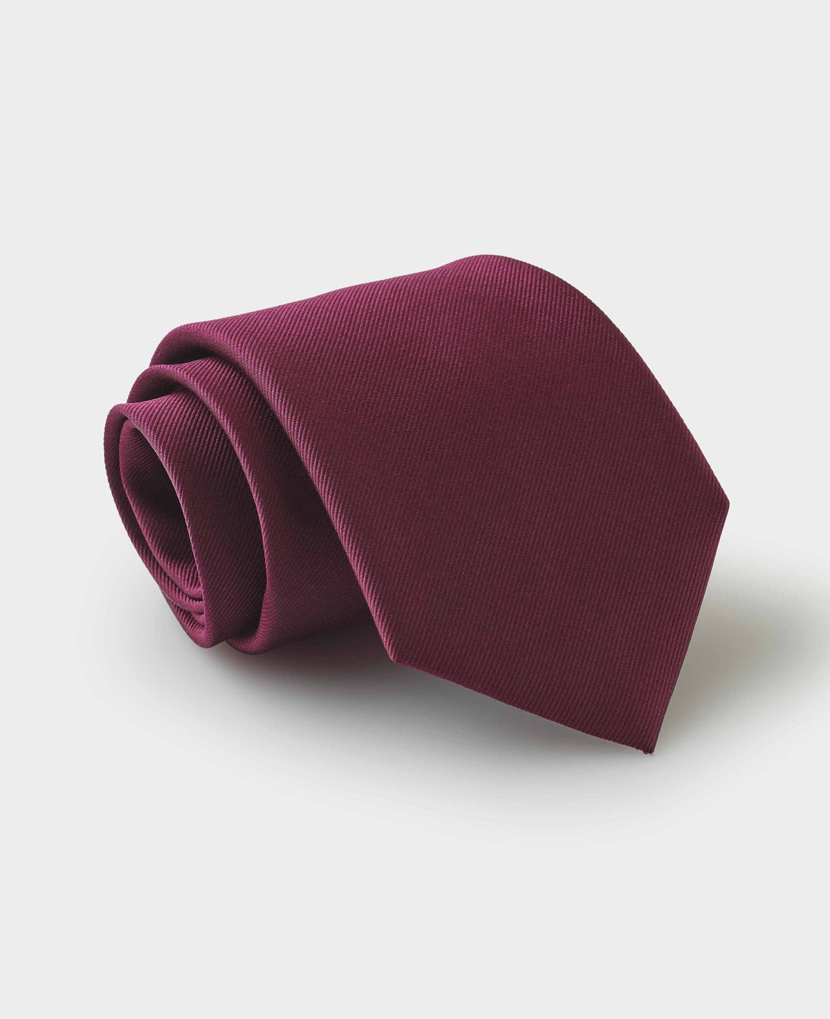 Burgundy Twill Silk Tie in Gift Box