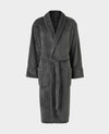Charcoal Grey Fleece Dressing Gown