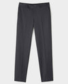 Charcoal Grey Wool Blend Tailored Double Breasted Suit Trousers