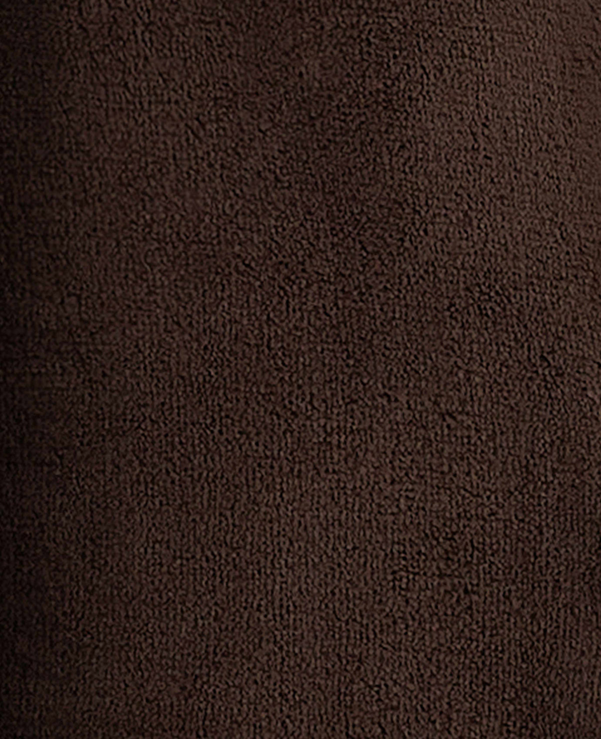Chocolate Brown Fleece Piped Dressing Gown
