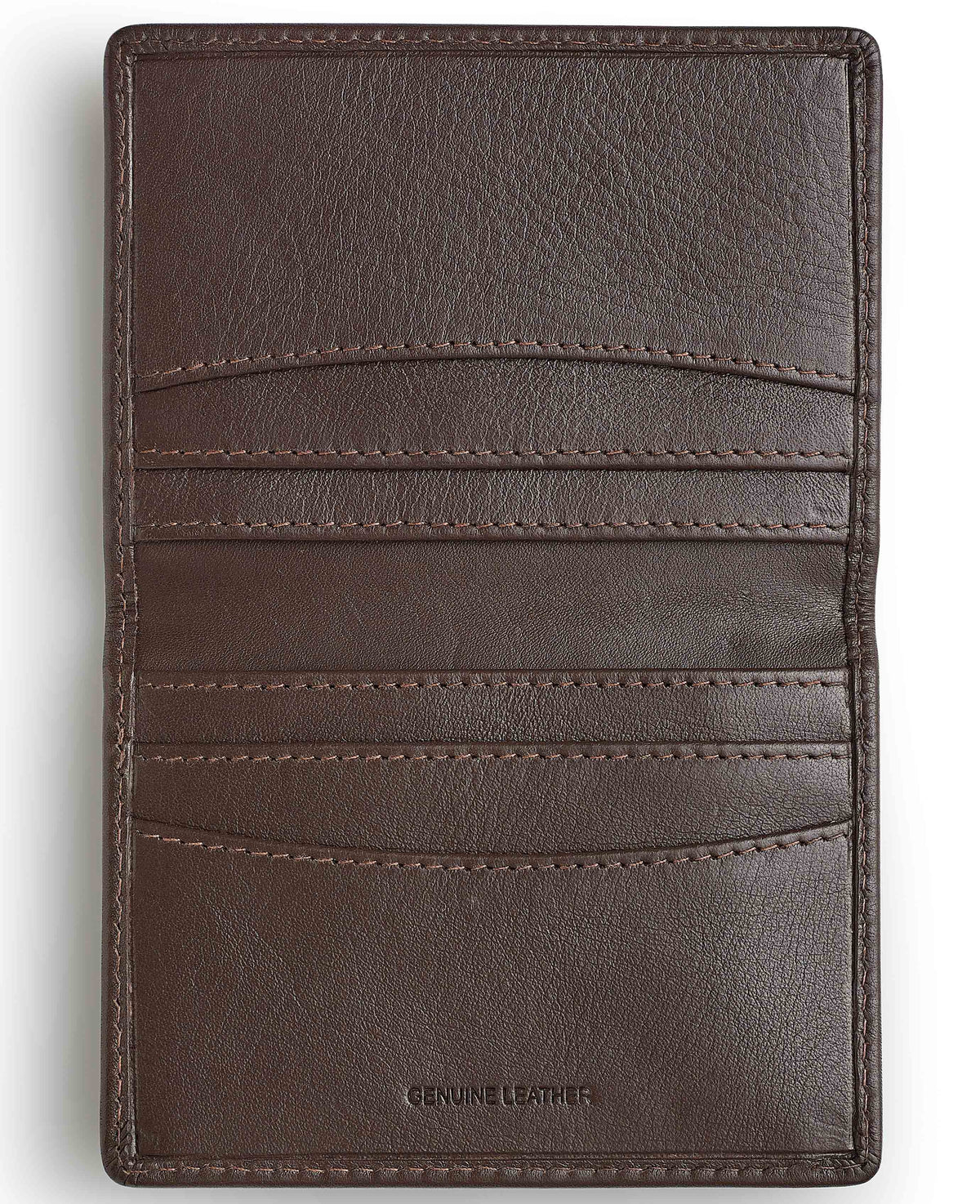 Chocolate Brown Leather Cardholder