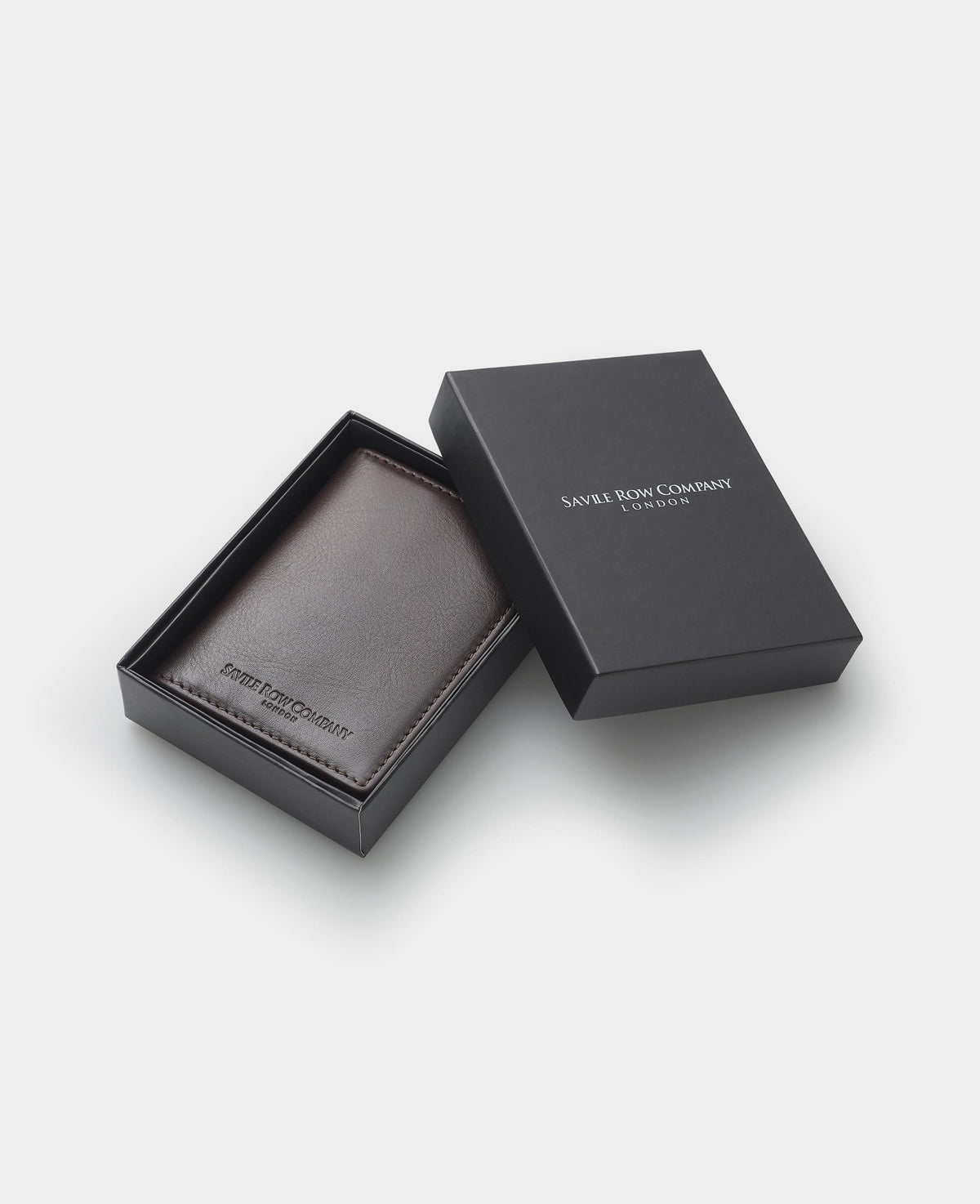 Chocolate Brown Leather Cardholder