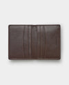 Chocolate Brown Leather Cardholder