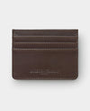 Chocolate Brown Leather Slim Cardholder