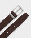 Chocolate Brown Suede Belt