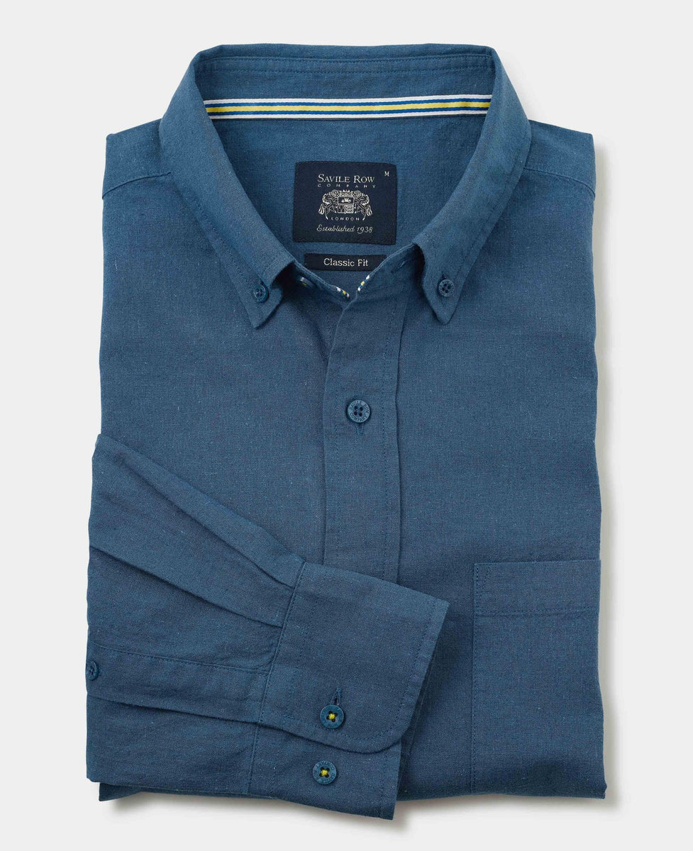 dark-blue-linen-cotton-classic