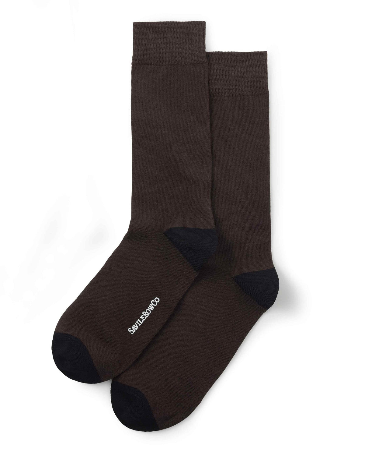 Dark Brown Cotton Rich Socks Three Pack