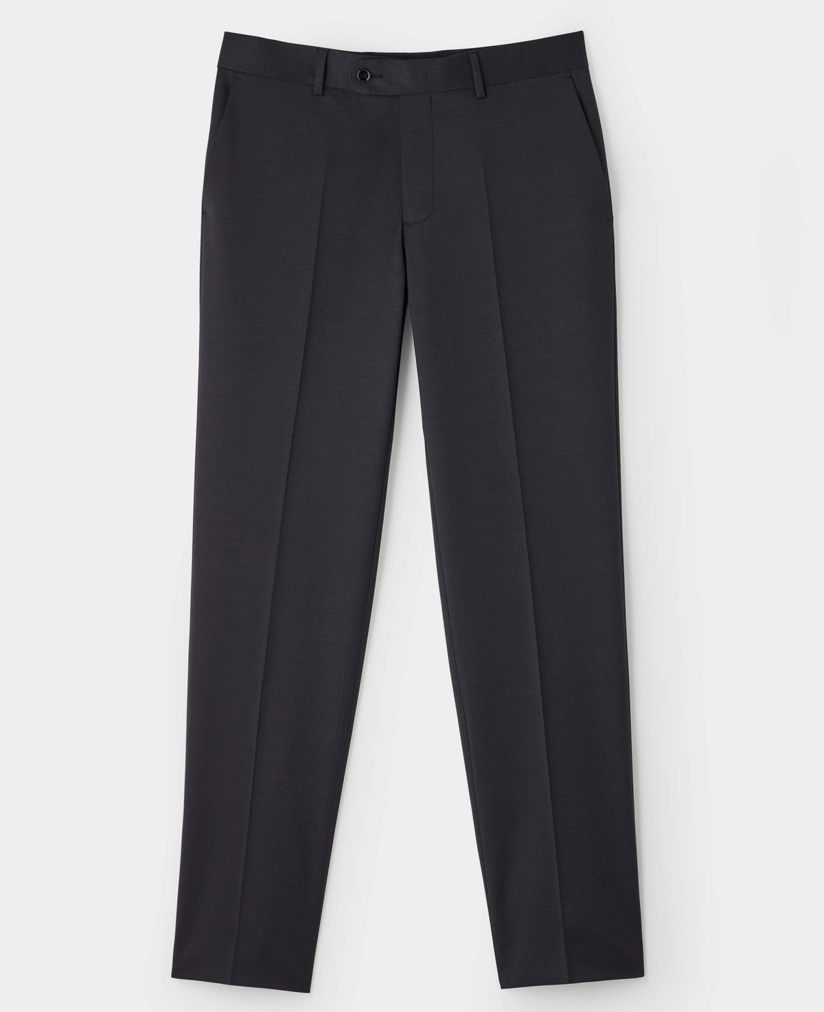 Dark Brown Wool Blend Tailored Suit