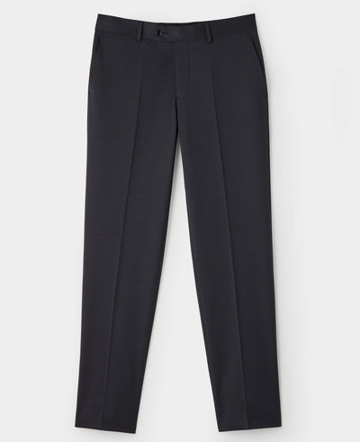 Dark Brown Wool Blend Tailored Suit Trousers