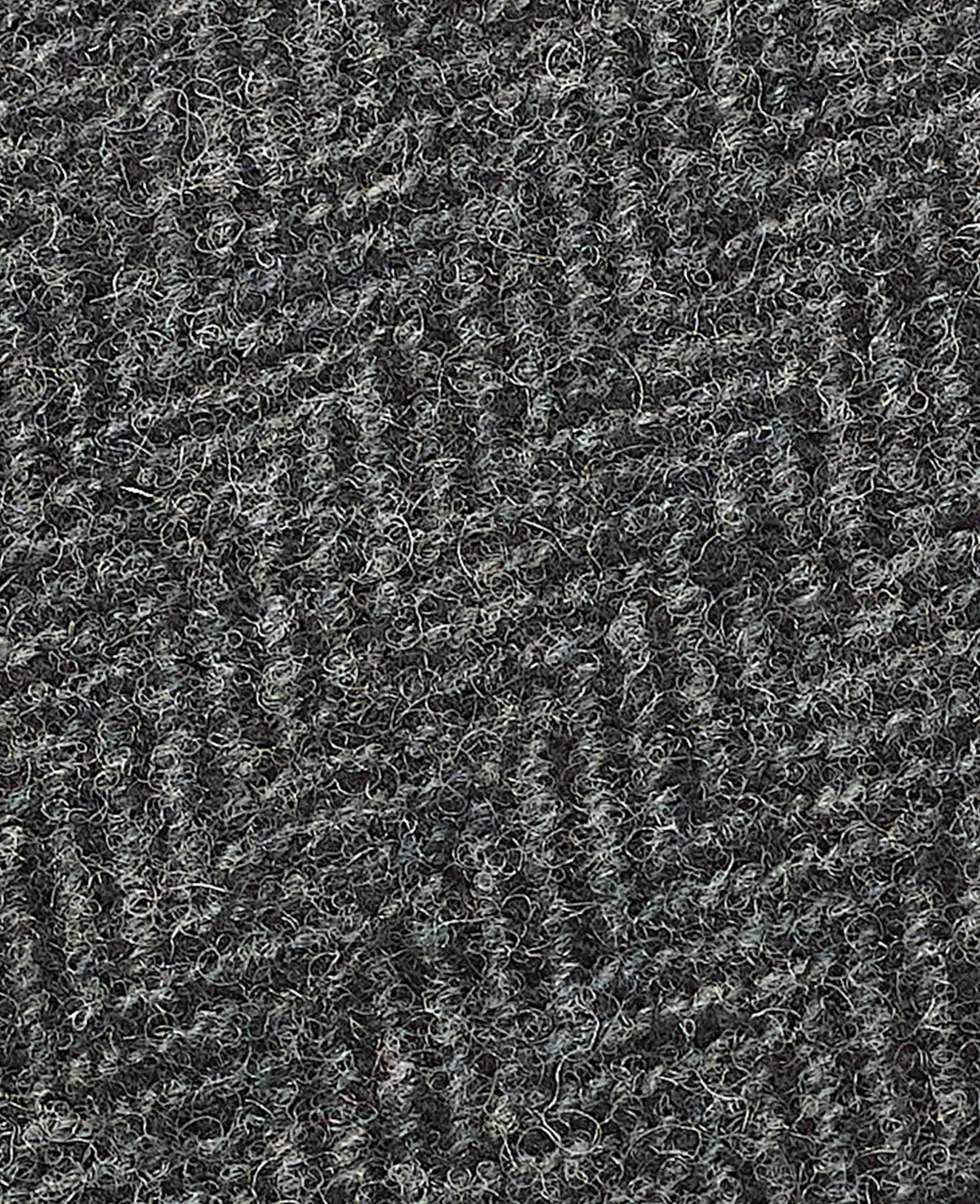 Dark Grey Herringbone Wool Flat Cap