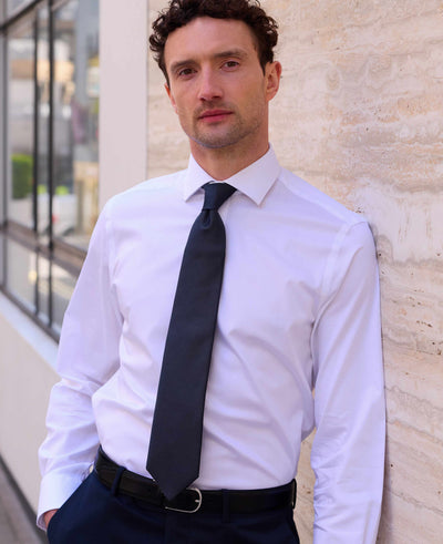 Dark Navy Silk Tie
