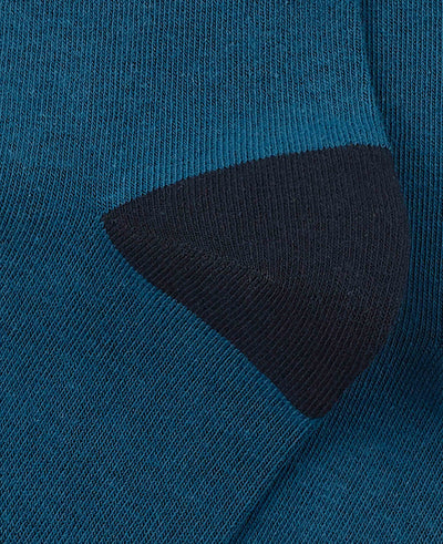 Denim Blue Cotton Rich Socks Three Pack