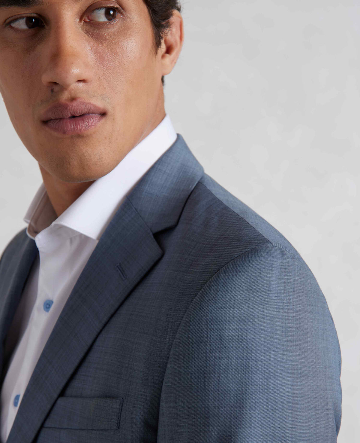 denim navy wool blend tailored suit msuit373dnv new model 4 1
