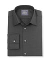 Dominic Dark Grey Herringbone Made-To-Measure Shirt