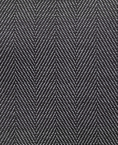 dominic dark grey herringbone made to measure shirt fabric detail