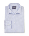 Douglas Blue Small Check Made-To-Measure Shirt