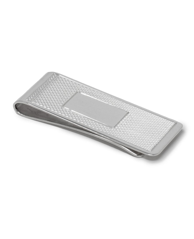 Men's Sterling Silver Engravable Money Clip