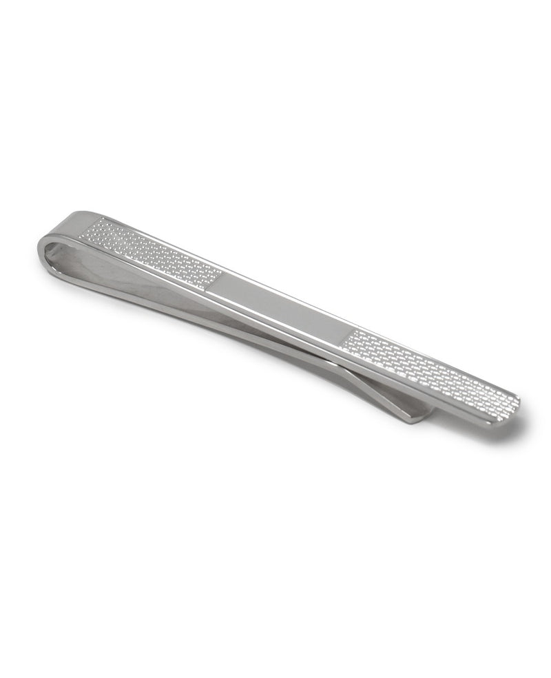 Men's Engravable Sterling Silver Tie Clip