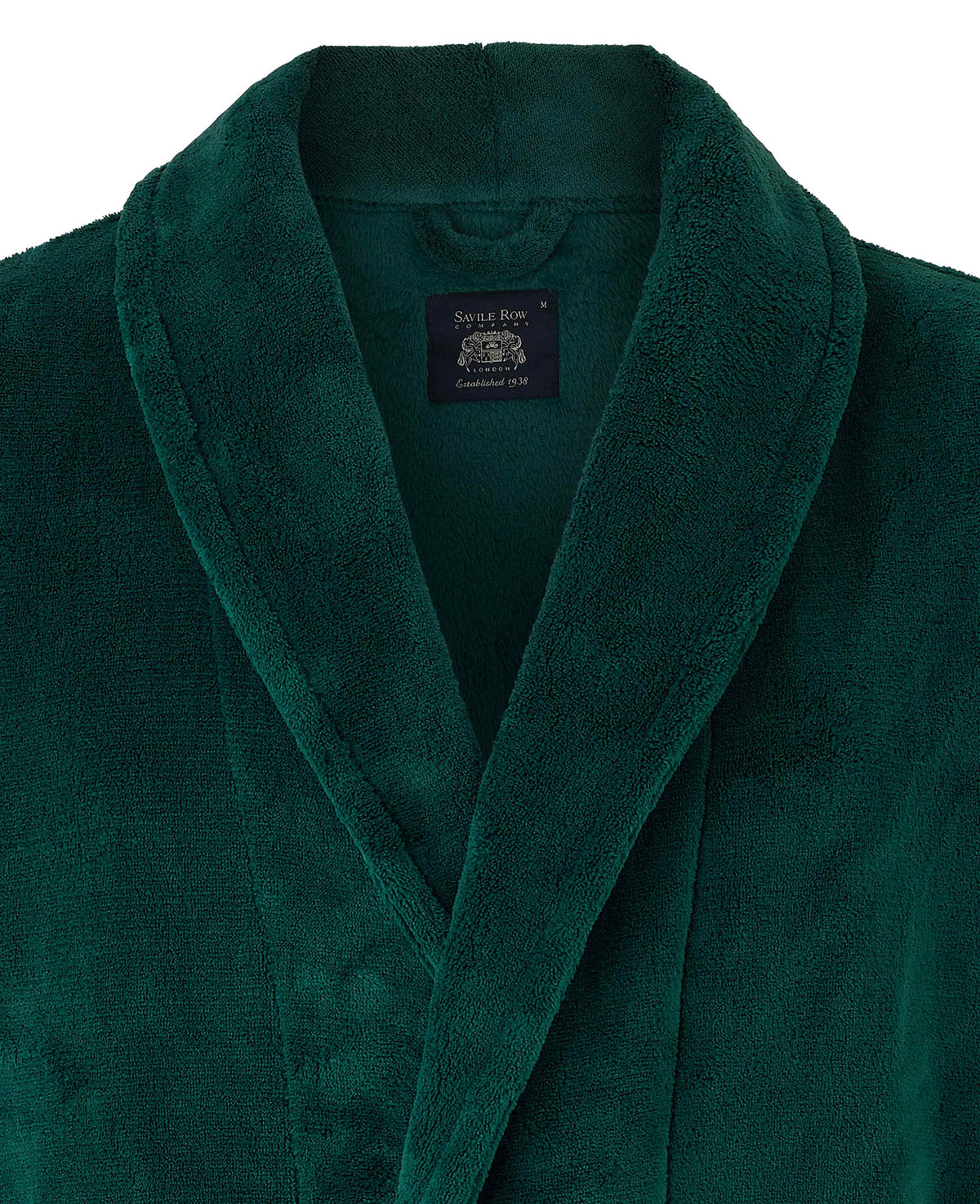 Forest Green Fleece Dressing Gown