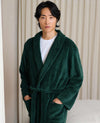 Forest Green Fleece Dressing Gown