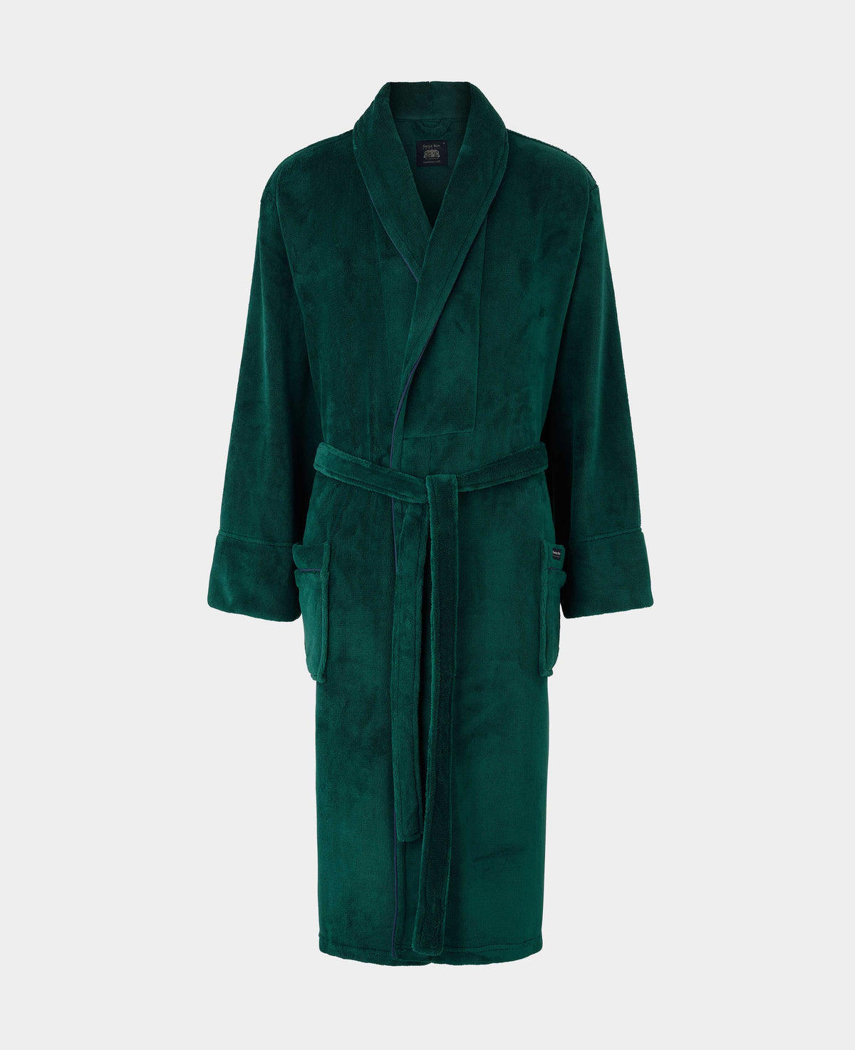 Forest Green Fleece Dressing Gown