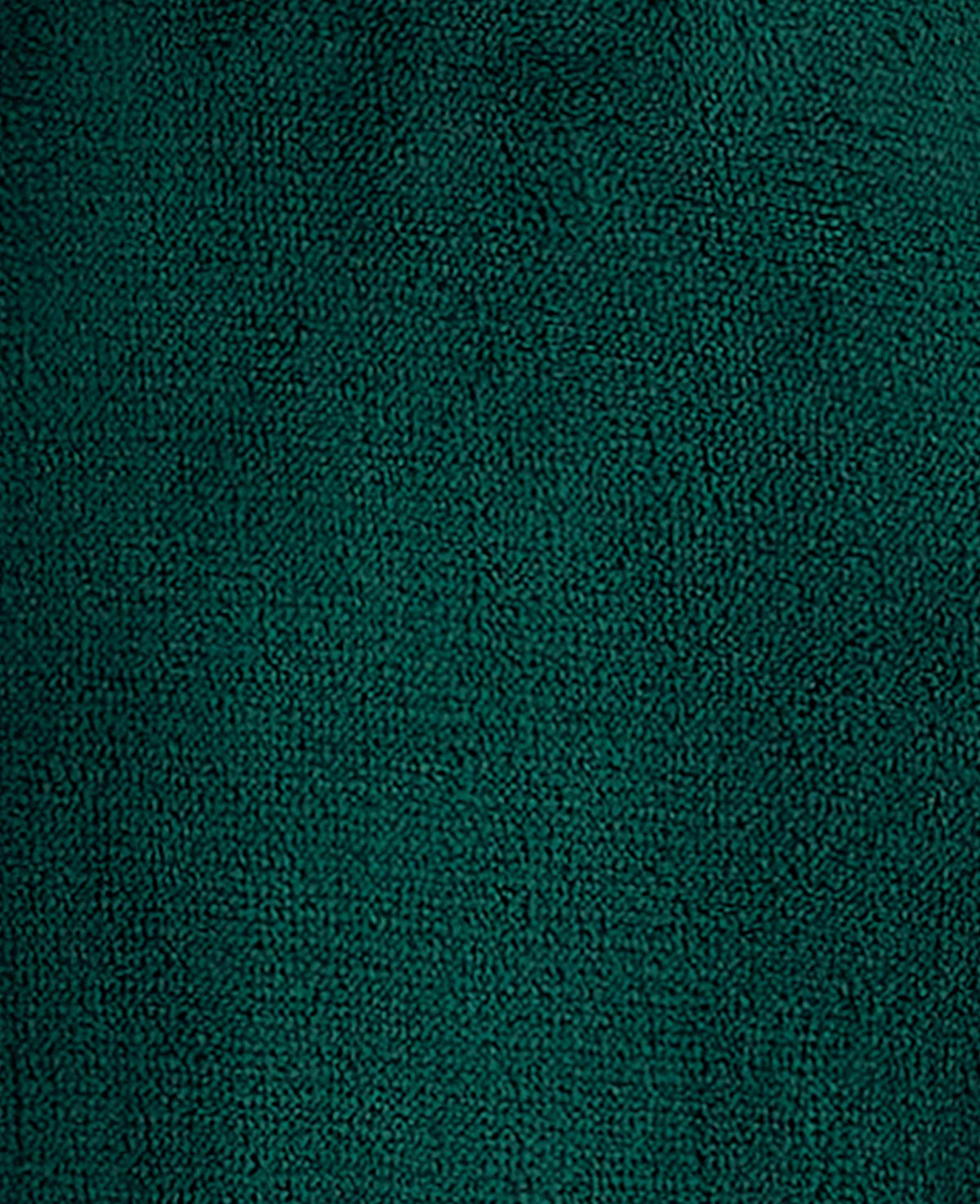 Forest Green Fleece Piped Dressing Gown
