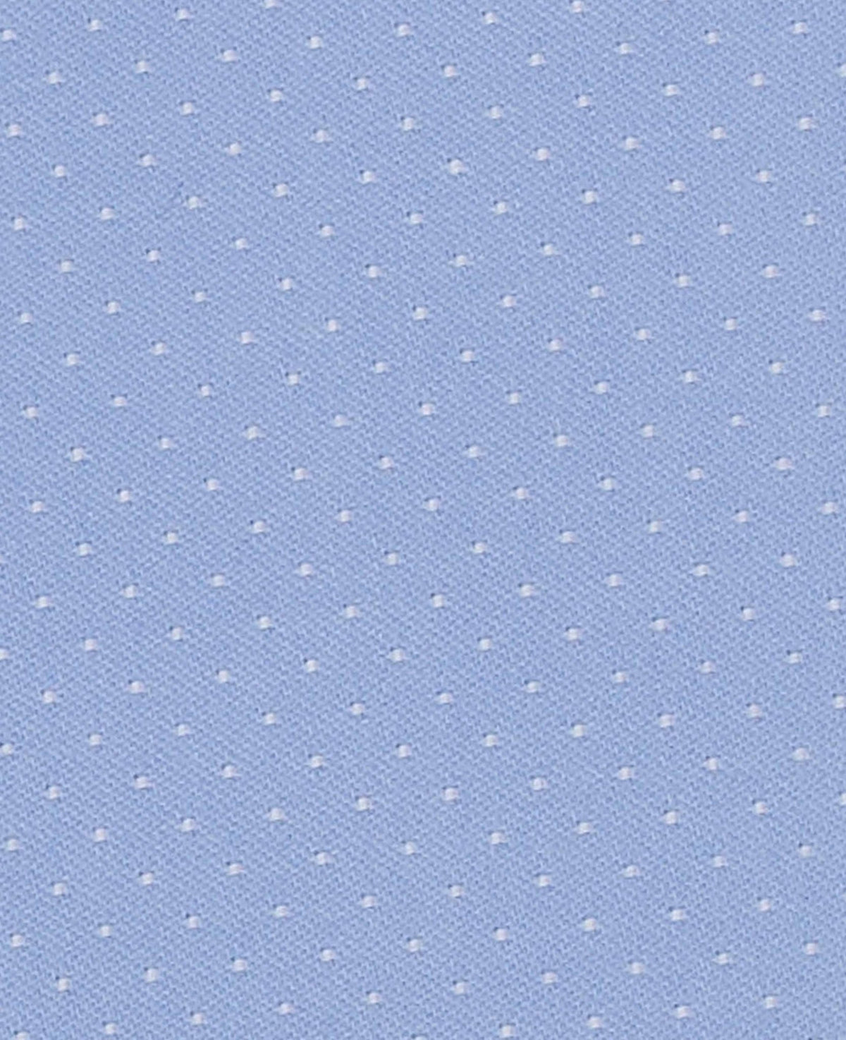 francis blue pinspot dobby made to measure shirt fabric detail