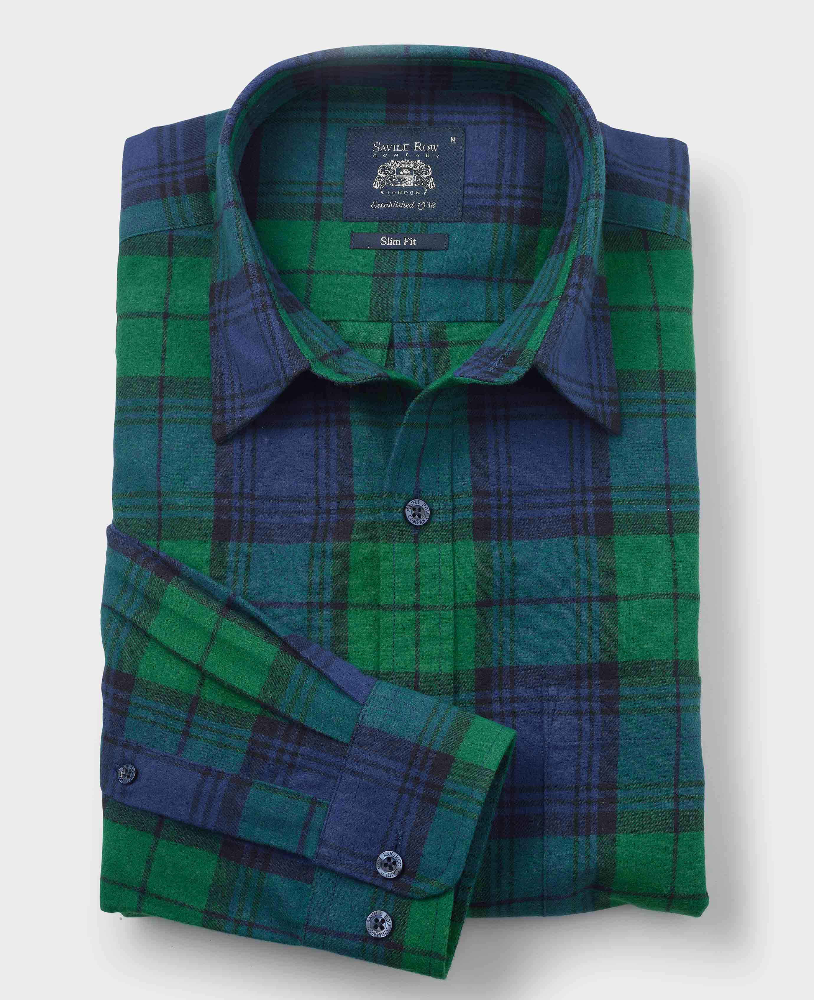 blue and green dress shirt Non-Iron Cotton Stripe Dress Shirt With Contrast Trim