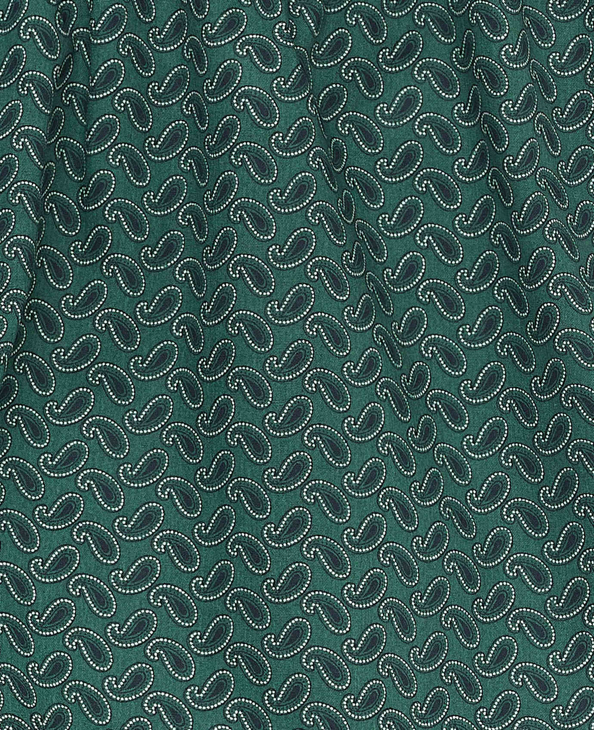 Green Cotton Paisley Boxer Shorts