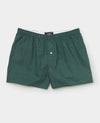 Green Cotton Paisley Boxer Shorts