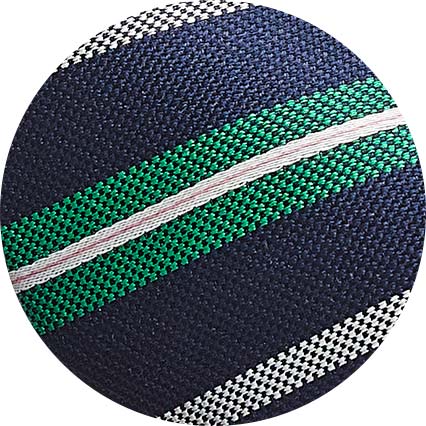 Green Silk Striped Tie in Gift Box