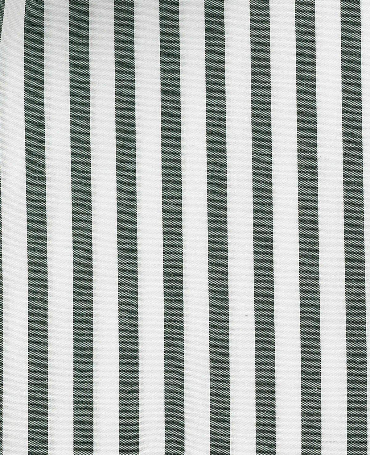 Green Stripe Cotton Poplin Classic Fit Formal Shirt - Double Cuff