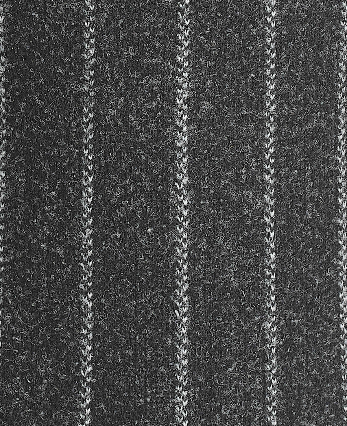 Grey Pinstripe Moccasin Slippers