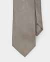 Warm Grey Seven Fold Silk Tie