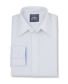 Hudson Fine Blue Stripe Made-To-Measure Shirt