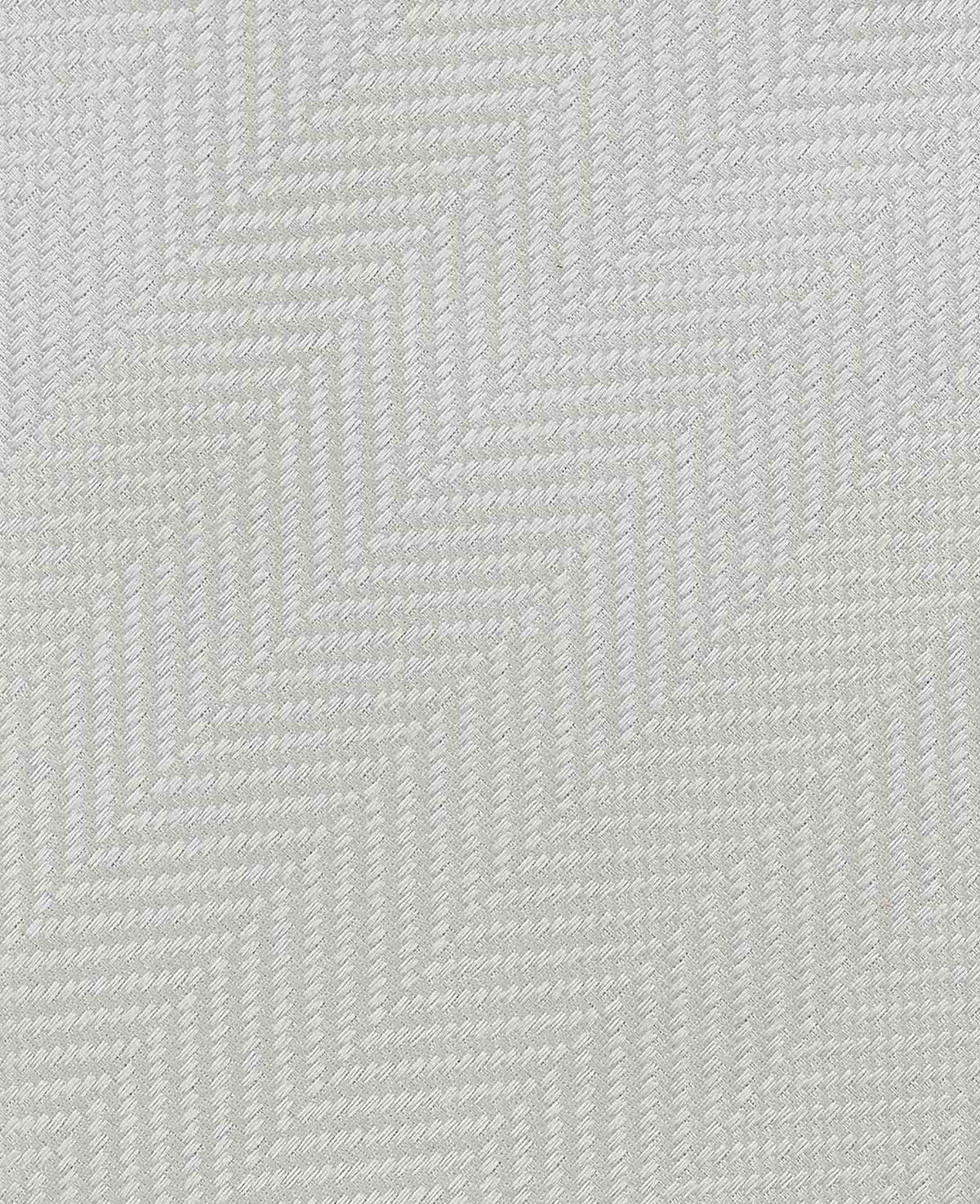 Men's Ivory Herringbone Seven Fold Silk Tie fabric detail
