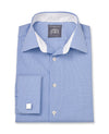 Joseph Blue Gingham Made To Measure Shirt