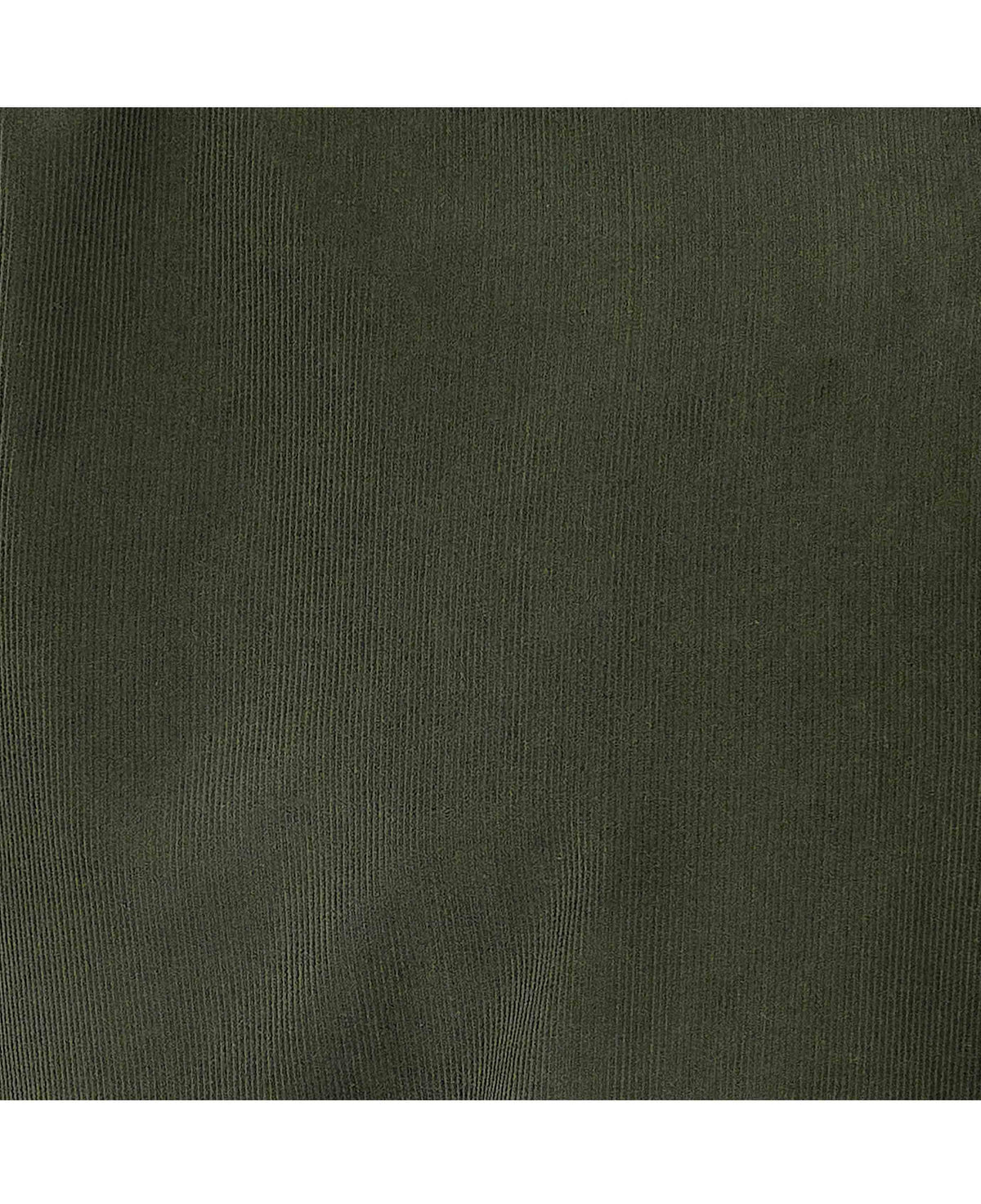 Men's Khaki Cotton Babycord Classic Fit Casual Shirt fabric detail