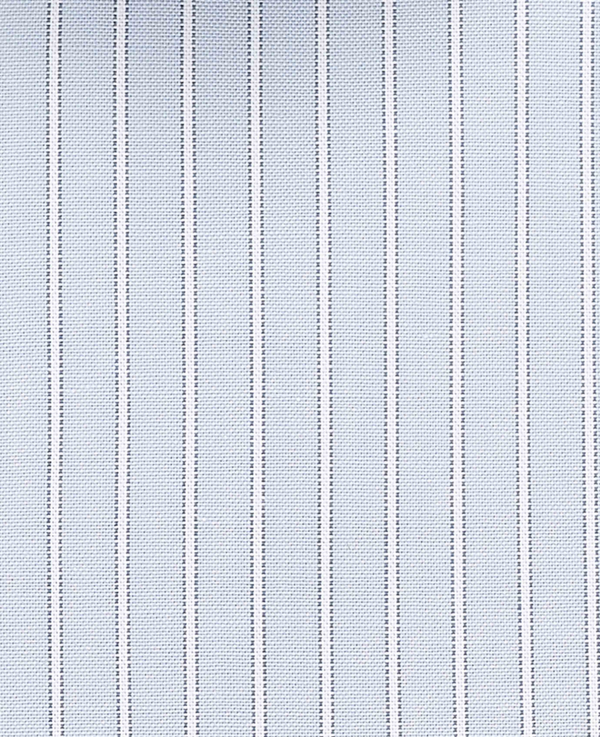 Men's Light Blue Pinpoint Cotton Slim Fit Stripe Formal Shirt With Single Cuffs fabric detail