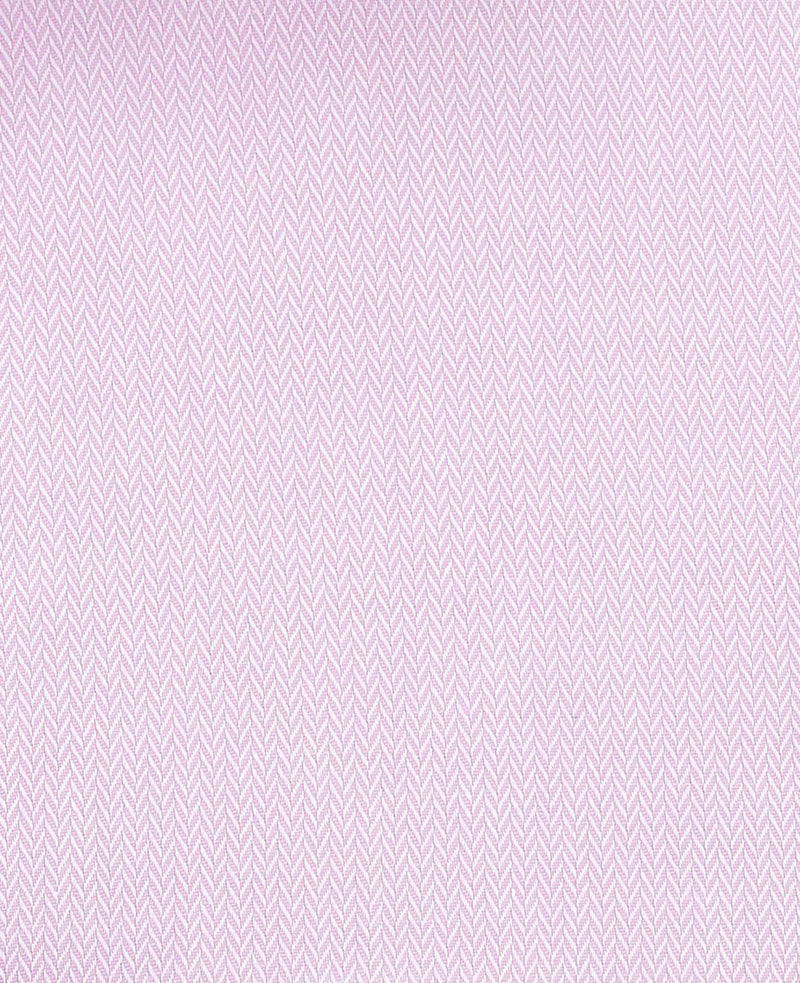 Lilac Herringbone Cotton Slim Fit Formal Shirt - Double Cuff