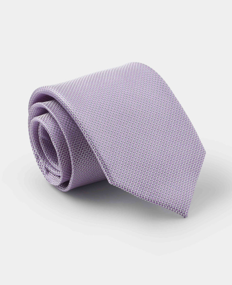 Lilac Textured Silk Tie