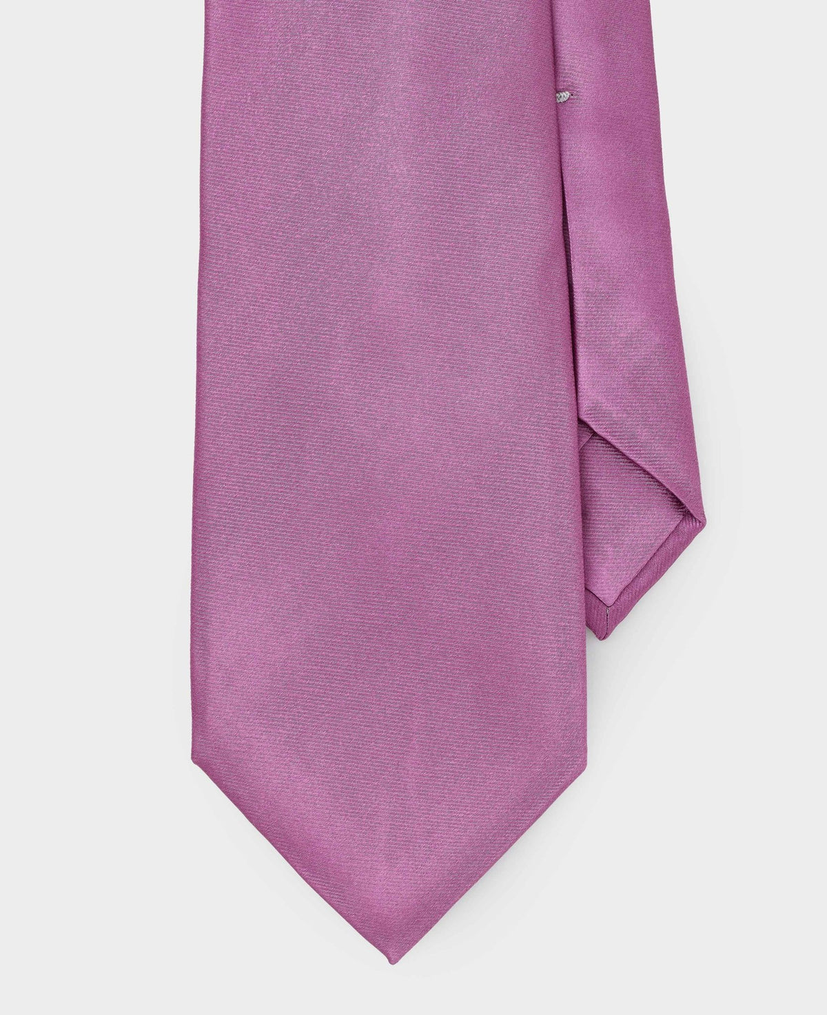 Men's Magenta Seven Fold Silk Tie