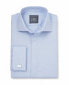 Mark Pale Blue Basket Dobby Made-to-Measure Shirt